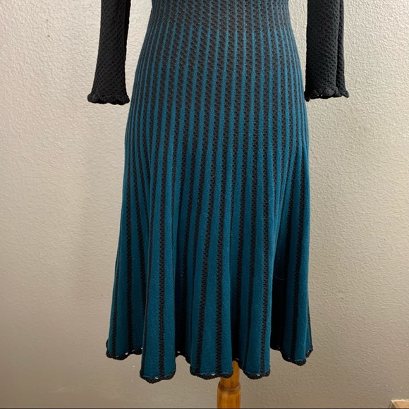 FCUK flare sleeve fit and flare sweater dress - Picture 3 of 14